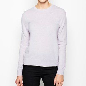 JACK WILLS Bridport purple long sleeve wool sweater
